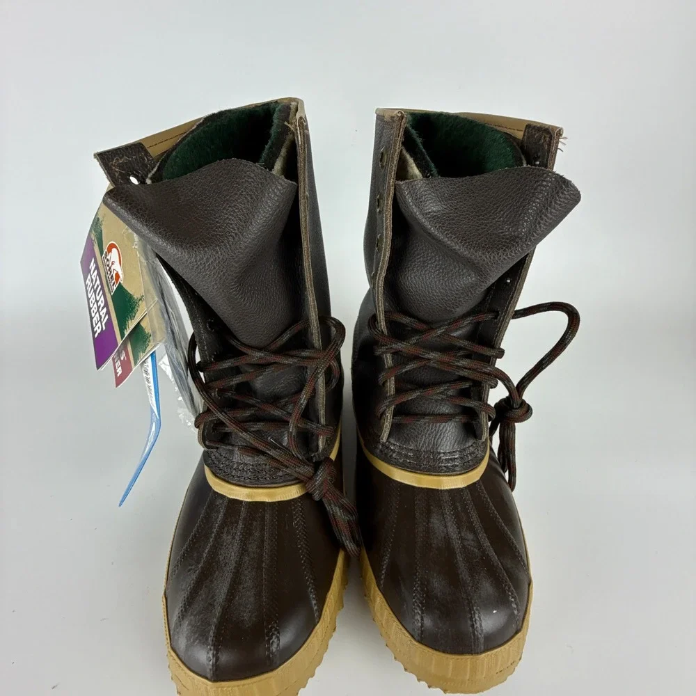 Vintage Sorel Caribou Winter Snow Boots Mens‎ 7 Arctic Pac Chocolate  Canada New